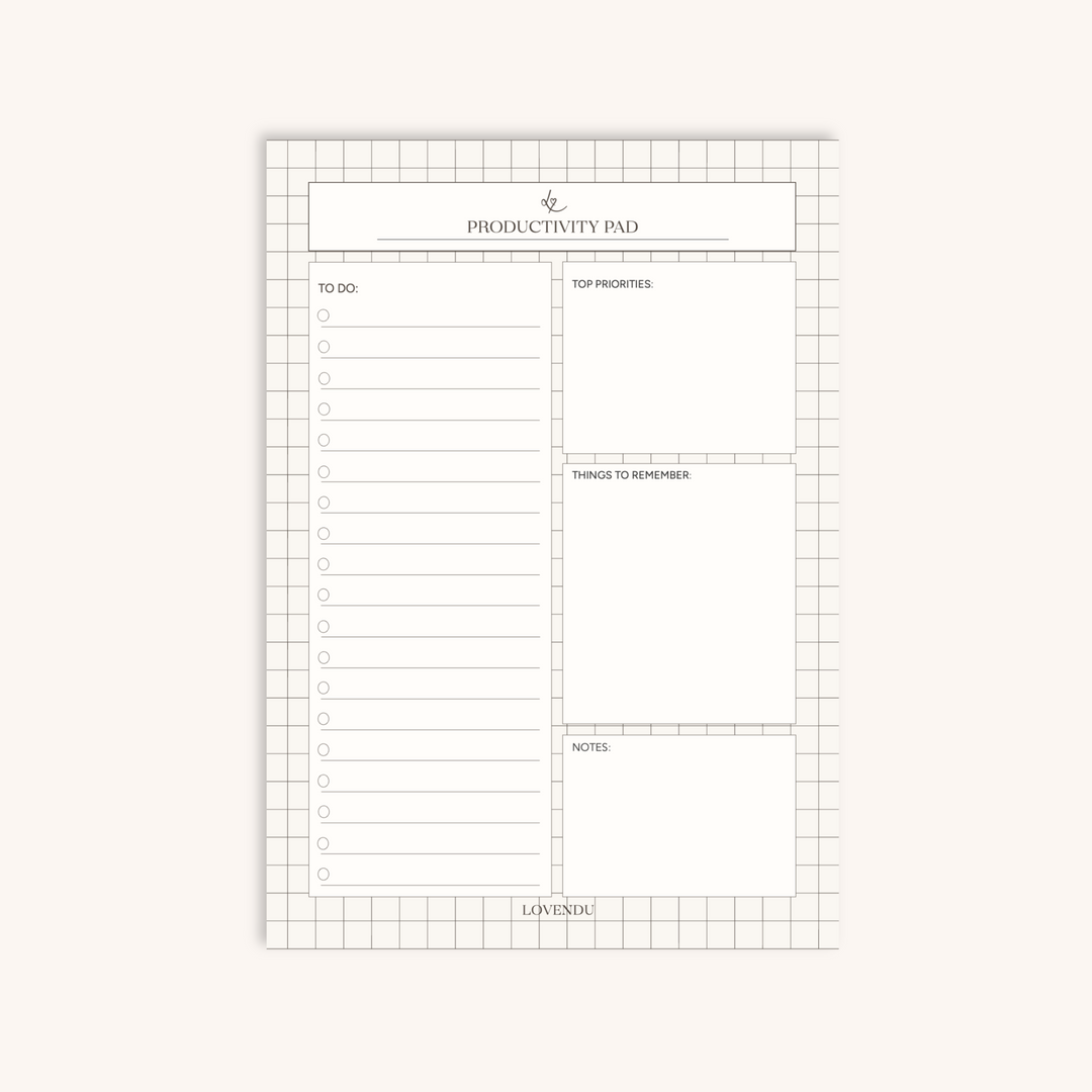 Mini Productivity Pad