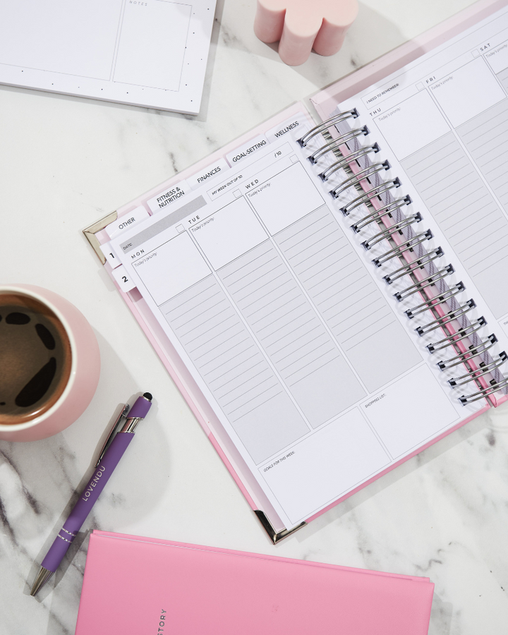 Yearly Life Planner • 12 Month Undated