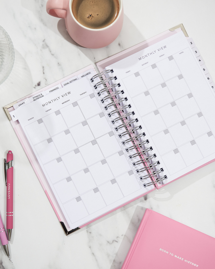 Yearly Life Planner • 12 Month Undated