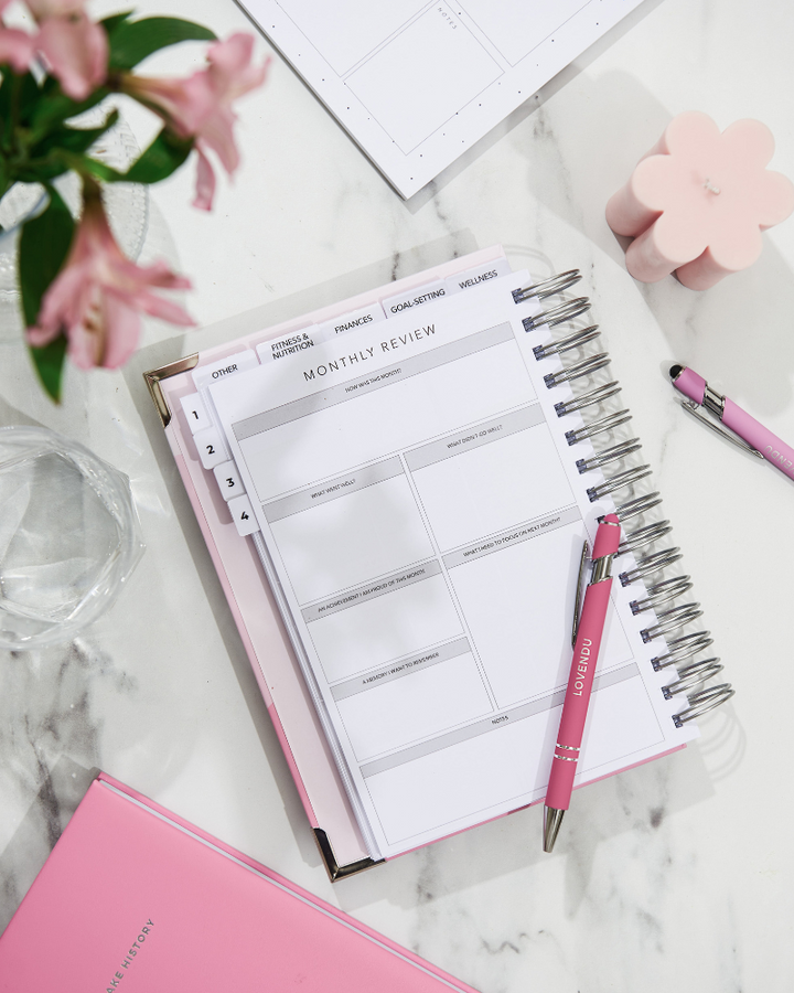 Yearly Life Planner • 12 Month Undated