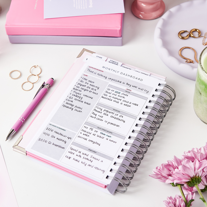 Yearly Life Planner • 12 Month Undated