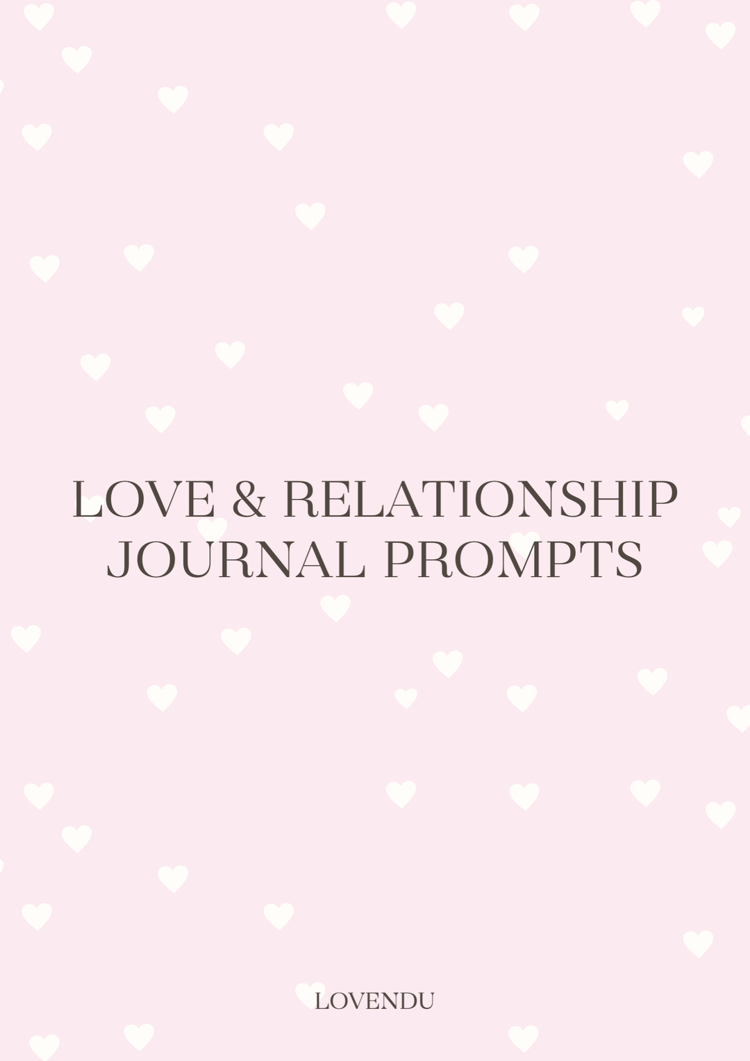 Printable: Love & Relationship Journal Prompts