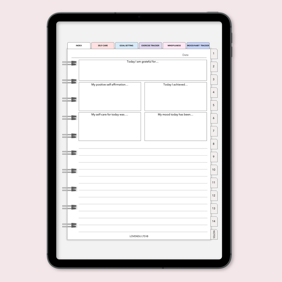 Digital Wellbeing Journal