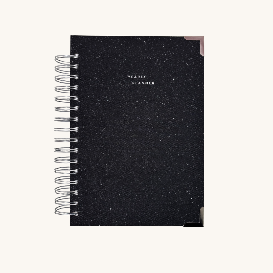 Limited Edition Black Yearly Life Planner