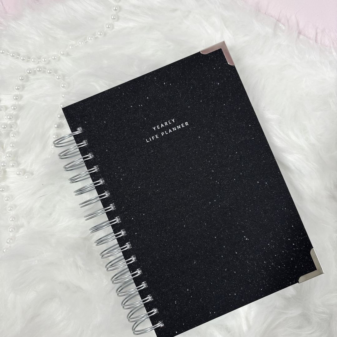 Limited Edition Black Yearly Life Planner